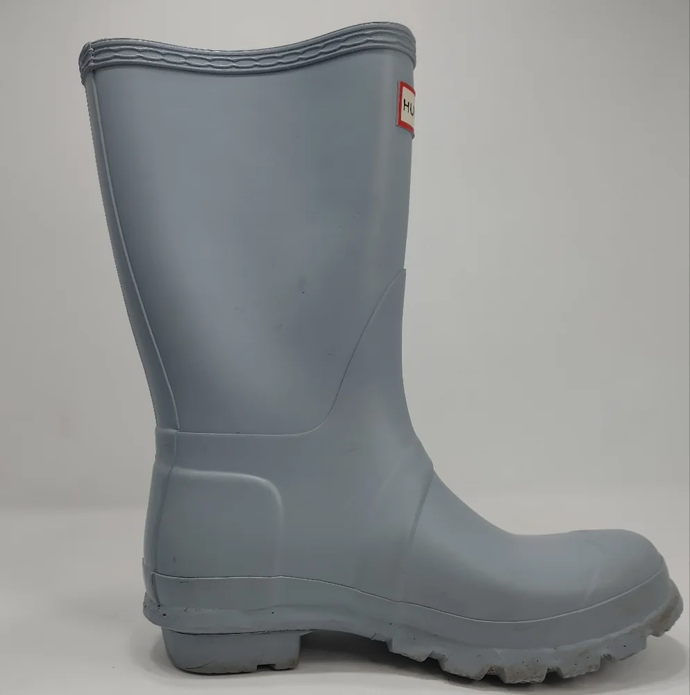 Hunter Women's Light Blue Classic Short Rain Boots